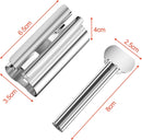 Stainless steel tube squeezer - Tube squeezer for toothpaste and cosmetics - 2 pieces