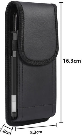 Phone Bag - Phone Holder Belt Men - Belt Clip - For Mobile Phones 6.2-6.5 Inches - Waist Bag - Outdoor Belt Bag - Survival Bag - Black