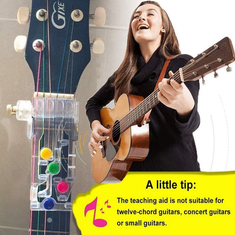 Classical Chord Learning Buddy, Chord Playing Assistant, Guitar Scale Fretboard Notes Sticker for Bonus, Best Study and Learning System for Guitar Lover Beginner - Chord Accessories