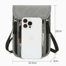 Neck pouch - Anti-skimming RFID Signal Blocking - Travel wallet - Passport pouch - For women and men - Water-repellent - Travel wallet - Neck pouch for travel and holidays - Black