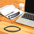 Hair Clip - 3 Pieces - Hair Clip - Hair Clip - Hairpin - Banana Clip - Hairpins Women - Double Comb Long Hair Clips - For Fine Thick Hair - Brown/Black/White