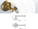 Toilet Roll Holder - Paper Holder - Toilet Roll Holder - Bathroom Accessories - 200 * 72 * 67 mm - Brass - Toilet Paper Holder - Wall-Mounted