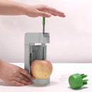 Vegetable Slicer - Spiral Slicer - Kitchen Slicer - Plastic - 22.5*10.5*5.5cm - Light Gray, Green