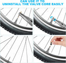 Presta Valve Cores - 10 Pieces - Zinc Alloy - With Extension Wrench - Bicycle Presta Valve Core Removal Kit - Presta Valve Core Replacement Kit - Tire Repair