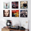 6 pieces - Record holder - Wall mount - 10*3.5*3 cm - Record stand - Record rack - black - Acrylic - Display - Vinyl rack - LP rack