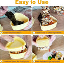 2-Piece Set - Onigiri Mold - Onigiri Mould - Onigiri Shape - Triangular Rice Ball Mold - PP - 7*7.5*4 CM - Rice Former - Yellow - Kitchen Tools - Sushi Maker