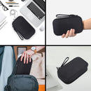 Bag Organizer - Electronics & Accessories Organizer Bag - Cable Organizer Bag - Storage Bag for Cables, Electronics and Accessories - Organizer - Black - 19.5*11*5.5cm - Polyester