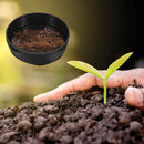Adjustable plastic garden sieve - 4 in 1 - 12 cm - Compost sieve - Sand sieve - Round - Black - for domestic plants