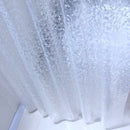 Shower curtains - 120x200cm - crystal stone pattern - PEVA - transparent shower curtain - with hooks - shower curtain - anti-mold - waterproof