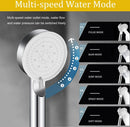 Shower head - 5 jet types - Wellness - 5 spray modes - silver - Better skin - Hand shower - Antibacterial - Anti-limescale protection - Anti-rust