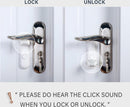 2 Pieces - Door lock - Door handle locks for childproof & pet-proof - Door handle locks for toddlers - Baby safety locks for toddlers