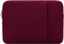 Laptop sleeve - 13 inch - 2-piece - Laptop bag - Suitable for 13 inch laptop - with extra case - Red