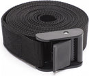 4 pieces - Tension straps - Lashing straps - Fastening straps - 25 MM * 1.5 meters long - Polyester fibers - Black - with buckle - adjustable - for vans, bicycles, trailers, luggage