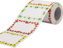 Self-adhesive jam stickers - 250 pieces - Ideal for jam jars - Labels - Kitchen label - spice jar labels