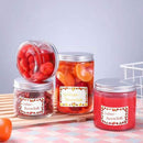 Self-adhesive jam stickers - 250 pieces - Ideal for jam jars - Labels - Kitchen label - spice jar labels