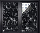 Window Film - Blackout Window Film - Blackout Window Film - Sun Protection - Anti-glare - Adhesive Window Film - Blackout Cloth - Black - Including scraper - Easy installation - Window sticker - 45x100cm - Supplied with self-adhesive backing - C