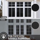 Window Film - Blackout Window Film - Blackout Window Film - Sun Protection - Anti-Peep - Adhesive Window Film - Blackout Cloth - Black - Including Squeegee - Easy Installation - Window Sticker - 45x100cm - Supplied with Self-Adhesive Backing