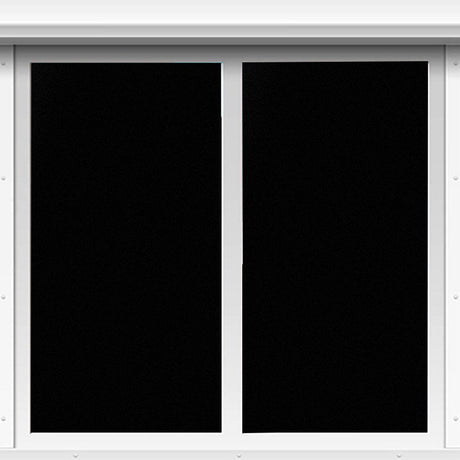 2 pieces Window Film - Blackout Window Film - Sun Protection - Anti-glare - Blackout Cloth - Black - Including Squeegee - Window Sticker - 45x100cm - Supplied with self-adhesive backing