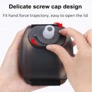Wrist water bottle, sports cup, 200ml, silicone, hands-free, black