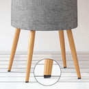 Felt Pads with Screw - Pack of 50 - Floor Protectors - Felt - Furniture Protectors - Anti-Scratch Furniture Coasters - Protective Felt - Round - Against Floor Scratches - Furniture Protection - Chair Leg Protectors - Under Furniture - 20 mm - Black