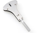 Watch Case Opener - Watch Opener - Metal - Watchmaker Tools - Watch Tools - Watch Repair - Watch Back Opener Key - With Opening Screws - For Diameters Smaller Than 55mm - 16*7cm - Silver