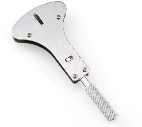 Watch Case Opener - Watch Opener - Metal - Watchmaker Tools - Watch Tools - Watch Repair - Watch Back Opener Key - With Opening Screws - For Diameters Smaller Than 55mm - 16*7cm - Silver