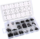 O-rings rubber rings - 225 pieces - 18 sizes - 6x2mm - with assortment box