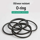 O-rings rubber rings - 225 pieces - 18 sizes - 6x2mm - with assortment box