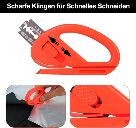 3 Pieces Mini Gift Wrap Cutter - Art Knives - Paper Cutting - Gift Cutter - Gift Wrap Helper Roll Cutter