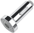 Extendable faucet head - Kitchen faucet head - Spray head - Faucet connector - Faucet attachment - Universal G1/2 - Faucet extension - 2-function - ABS chrome plated - silver - 100*52*52mm