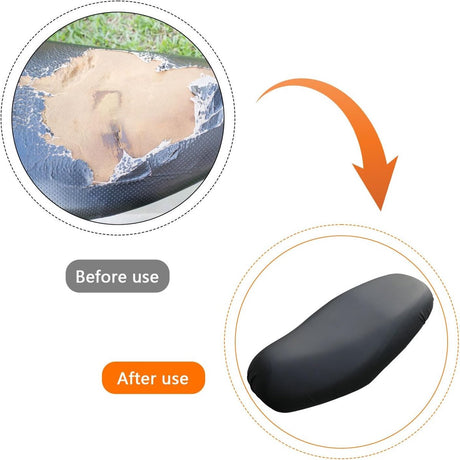 Seat cover for electric vehicles and motorcycles - Waterproof - Scratch-resistant - PU - 60*80 cm - Black