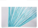 Door curtain - Fly curtain - Door screen - Glitter mosquito net - Anti-fly door curtain - 100 x 200 cm - With silver thread - Polyester - Blue - Decorative curtain - Mosquito net