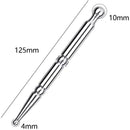 Pressure point pen - Trigger point acupressure pen - Stainless steel - Acupuncture rod - Meridian dredging rod - Manual - For back, shoulders, legs - 125*12mm - Silver