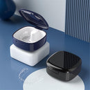 Denture box - 8*8.5*4cm - Denture tray - Braces tray - black - storage box denture tray - Denture cup - Braces cleaning baths - plastic