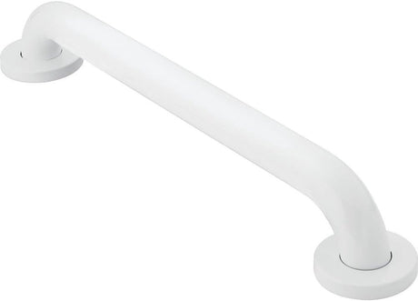 Toilet support rail - bath support - shower support - Grab rail wall support for bathroom, shower, toilet - 40 cm - Wall support - white - metal - Stainless steel