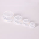 4 pieces silicone cups - Cupping cups - Cupping Set - Cellulite Cups - Cupping For Cellulite - vacuum cup - For reducing cellulite anti-aging relieves pain and joints for buttocks, neck, body - Transparent