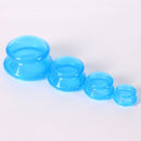 4-piece Cupping cup - Cupping cups - silicone cups - Cupping Set - Cupping For Cellulite - vacuum cup - For reducing cellulite anti-aging relieves pain and joints for buttocks, neck, body - blue