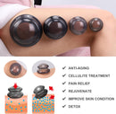 4-piece Cupping cup - Cupping cups - silicone cups - Cupping Set - Cupping For Cellulite - vacuum cup - For reducing cellulite anti-aging relieves pain and joints for buttocks, neck, body - blue