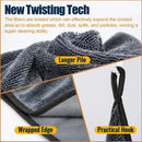 2 pieces - Microfiber cloth - drying towel - drying towel - Drying cloth - Cleaning towels - 40*40 cm - 600 g/m² - gray - Absorbent - for shower, bathroom and car washing