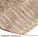 Fly screen curtain - Door curtain - Glitter mosquito net - Anti-fly door curtain - 100 x 200 cm - With gold thread - Polyester - Gold - Decorative curtain - Mosquito net