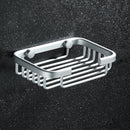Soap Holder - Soap Dishes for Bathroom-Space Aluminum-Soap Basket Storage Racks-Soap Dish Holder Wall Mounted-Soap Holder-Soap Dish-Silver-Screw Drill Installation With Screws-For Storage Soap Sponge Brush - 8.5*13.5*3.5cm