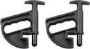 2 pieces - Tire heel clamp - Tire changer - tire pusher - Bead clamp - tire clamp - plastic - black - Universal - mounting aid - Rim Pry Wheel Changing Helper
