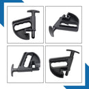 2 pieces - Tire heel clamp - Tire changer - tire pusher - Bead clamp - tire clamp - plastic - black - Universal - mounting aid - Rim Pry Wheel Changing Helper