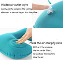 Travel Pillow - Inflatable Travel Pillow - Foldable - Neck Support for Neck Pain - Soft Neck Support for Sleeping - Align and Stabilize - One Size - Neck Support - Neck Band - Suitable for Airplanes, Cars, etc.