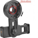 Smartphone Holder - Mobile Phone Adapter Mount - Smartphone Photography Accessory - Phone Camera Lens Set - Clip-On Design - for spotter's/binoculars/telescope with Ø 2.5 - 4.5cm