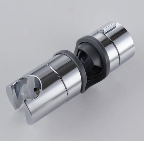 Shower Rail Slider - Hand Shower Bracket - ABS - Adjustable - Shower Head - Universal Shower Holder - Shower Head Holder - Hand Shower Holder - For Hand Shower or Shower Head for Bathroom - Suitable for Ø 18-25mm - Silver