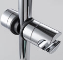 Shower Rail Slider - Hand Shower Bracket - ABS - Adjustable - Shower Head - Universal Shower Holder - Shower Head Holder - Hand Shower Holder - For Hand Shower or Shower Head for Bathroom - Suitable for Ø 18-25mm - Silver