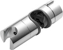 Shower Rail Slider - Hand Shower Bracket - ABS - Adjustable - Shower Head - Universal Shower Holder - Shower Head Holder - Hand Shower Holder - For Hand Shower or Shower Head for Bathroom - Suitable for Ø 18-25mm - Silver