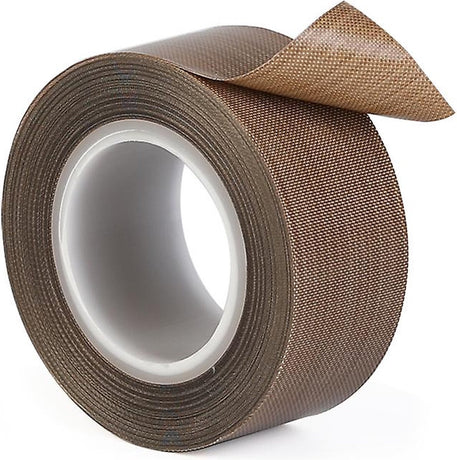 Heat Resistant Tape - Brown - Reliable Bond - Galvanized Silicone Insulating Tape - Teflon - 30mm*10m*0.18mm