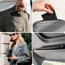 3 Pieces - Glasses Case - 18.5*9cm - Black - Soft Glasses Case - Portable Glasses Case - With Squeeze Lid - Anti-scratch - PU Leather Glasses Case - Storage Bag - Storage Box - For Women and Men